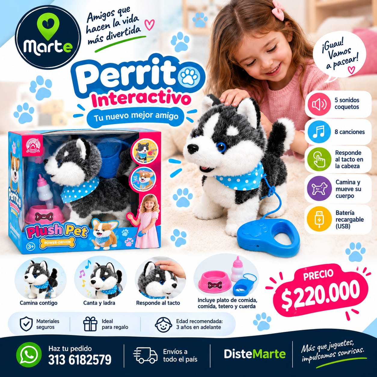 Perrito interactivo